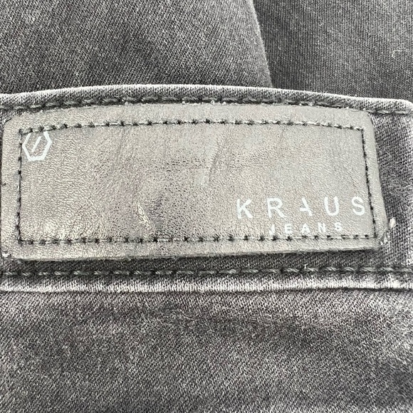 Kraus Jeans Black Mid Rise Comfort Fit Denim Capri Jeans Size 10 Women's - Picture 2 of 6